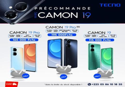 Côte d’Ivoire / Innovation Technologique : présentation à Abidjan de la série Camon 19 de TECNO
