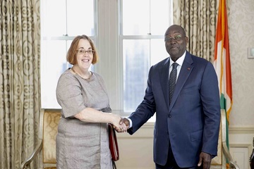 Côte d'Ivoire / Le Vice-Président de la République a échangé avec la Secrétaire d’État Adjointe des États-Unis aux Affaires Africaines et l’ancien Président Tanzanien Jakaya KIKWETE, à New York