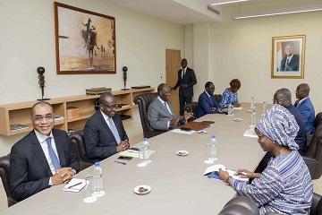 Coopération / Côte d'Ivoire - UEMOA : le Chef de l’État a eu un entretien avec le Président de la Commission de l’UEMOA