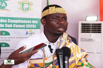 Côte d'ivoire / promotion des Compétences : Maxime Kakou officiellement investi président du Compendium des Compétences des Filles et fils du Sud-Comoe